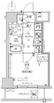 レーヴ・アデル千住新橋の間取り画像
