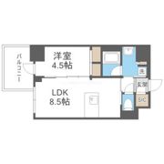 S-RESIDENCE福島diverseの間取り画像