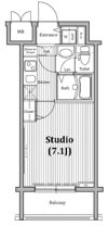 ガラ・ステーション岩本町Northの間取り画像