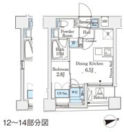 レジデンス文京春日の間取り画像