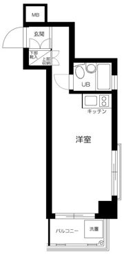 GSハイム麻布十番東山の間取り画像