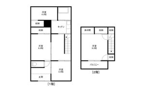 横須賀汐入戸建ての間取り画像