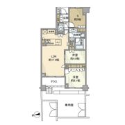 ブランズ牛込柳町の間取り画像