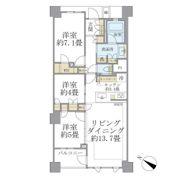 Brillia東中野Parkside Hillsの間取り画像