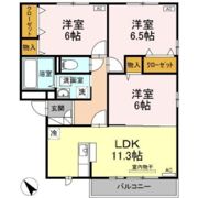 リビングタウン両三柳A棟の間取り画像