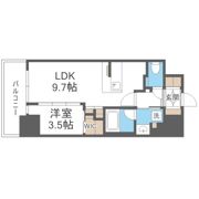 コンフォリア・リヴ北浜淡路町の間取り画像