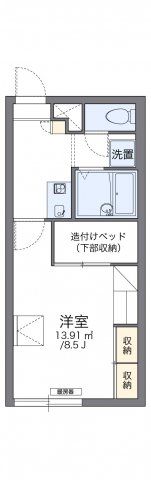 レオパレスボニータドイスの間取り画像