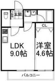 イリスコート香里園Ⅱの間取り画像
