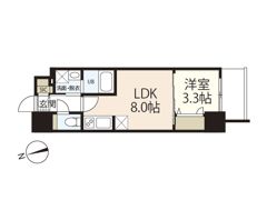 S－RESIDENCE城南通りabreastの間取り画像
