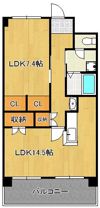 日恵コーポの間取り画像