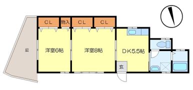 YMコーポの間取り画像