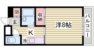 モナハイツ八雲の間取り画像