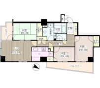グランデュオ南街区の間取り画像