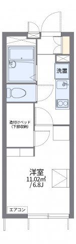 レオパレスフルマークの間取り画像