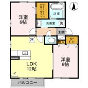 リビングタウン本庄 Aの間取り画像
