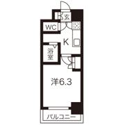ジュネーゼグラン東梅田の間取り画像