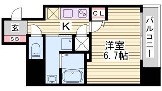 アドバンス神戸アルティスの間取り画像
