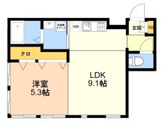 ラシックランテ平和の間取り画像