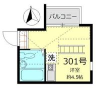 シャンテ東日暮里の間取り画像