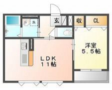 モナドⅡの間取り画像