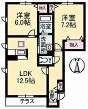 ヴェルデ A棟の間取り画像