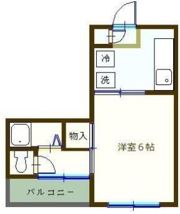 第二大澤コーポの間取り画像