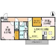 エスポワール瀬田の間取り画像