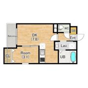 (仮称)ジーメゾン桃谷の間取り画像