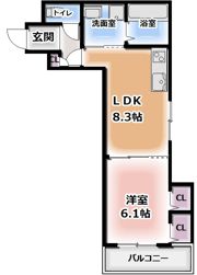 グランデ寿Ⅱの間取り画像