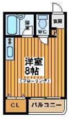 コーポ羽根木の間取り画像