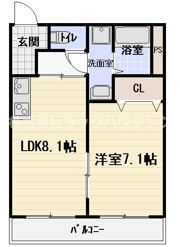 メゾンドフォンティーヌの間取り画像