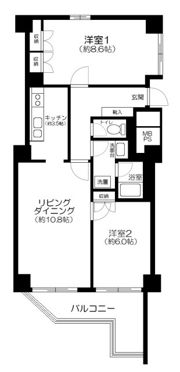 クレール白金台の間取り画像