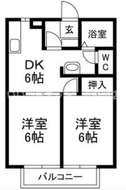 セゾンクレベールC棟の間取り画像