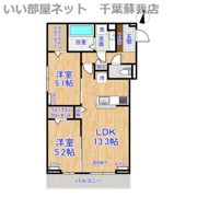 D-ROOM末広Ⅰ Bの間取り画像