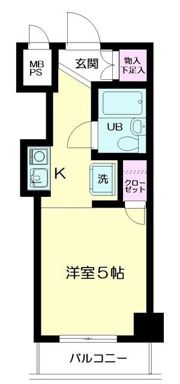 日神パレス磯子の間取り画像