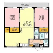 レックハウス シュガー A棟の間取り画像
