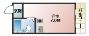 ダチロン高城の間取り画像
