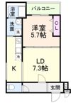 フジパレスさつきの間取り画像