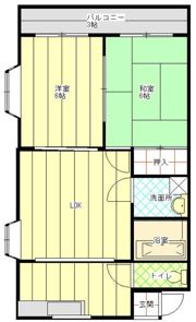 ハイツ・シャインの間取り画像