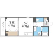 GARDENIA天王寺南の間取り画像