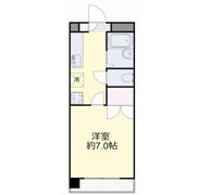 コスモクィーン矢坂Ⅰの間取り画像