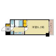 プレサンス心斎橋ザ・スタイルの間取り画像