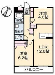 ベレオ相田の間取り画像
