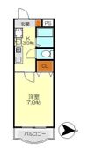 北岡マンションの間取り画像