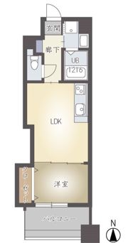 パストラーレ江坂の間取り画像