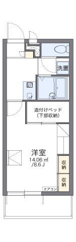 レオパレスGreenHillsの間取り画像