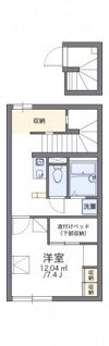 レオパレスセピアコートの間取り画像
