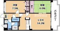 コスミックルーム21の間取り画像