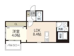 フォレスト草津南の間取り画像