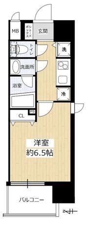 ララプレイス梅田東シエスタの間取り画像